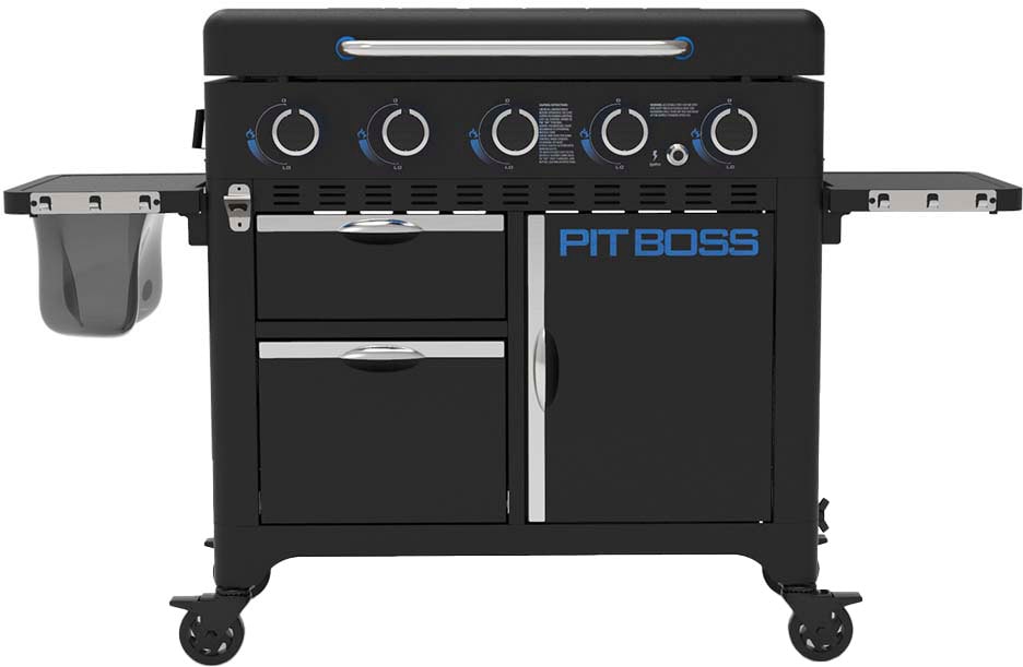 Pit Boss - Ultimate Outdoor Gas 5-Burner Griddle - Black_1