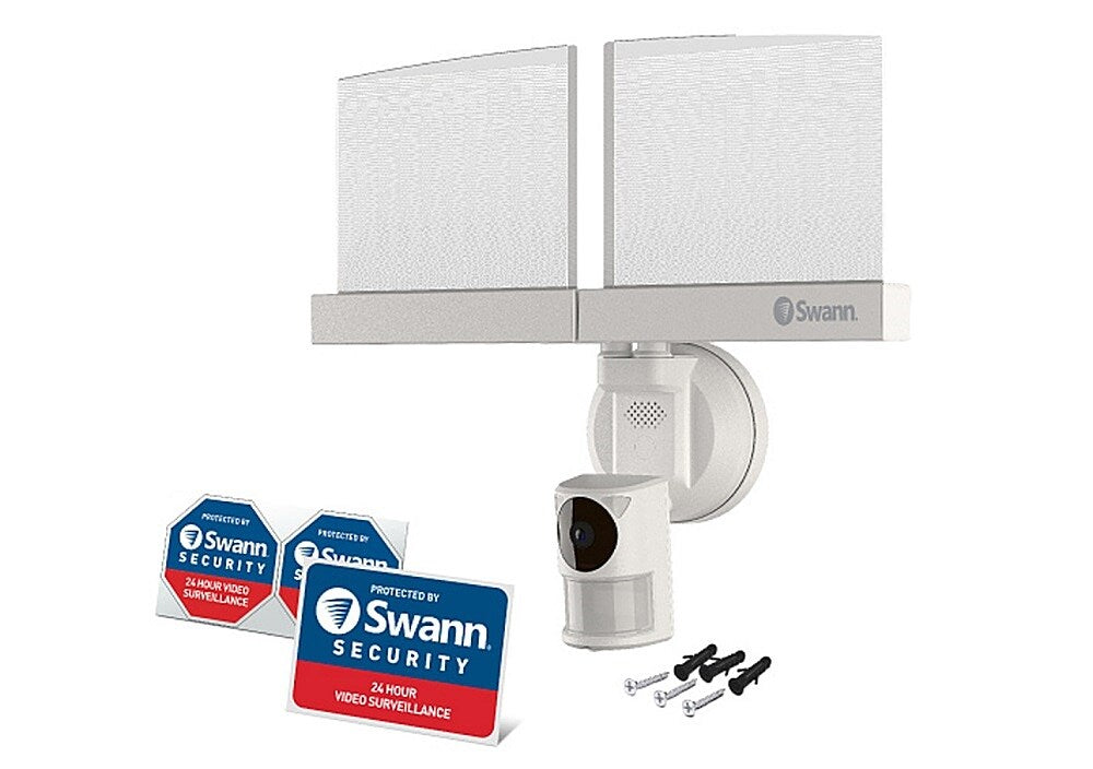 Swann - Enforcer Indoor/Outdoor Wired 1080p Slimline Floodlight Camera - White_3