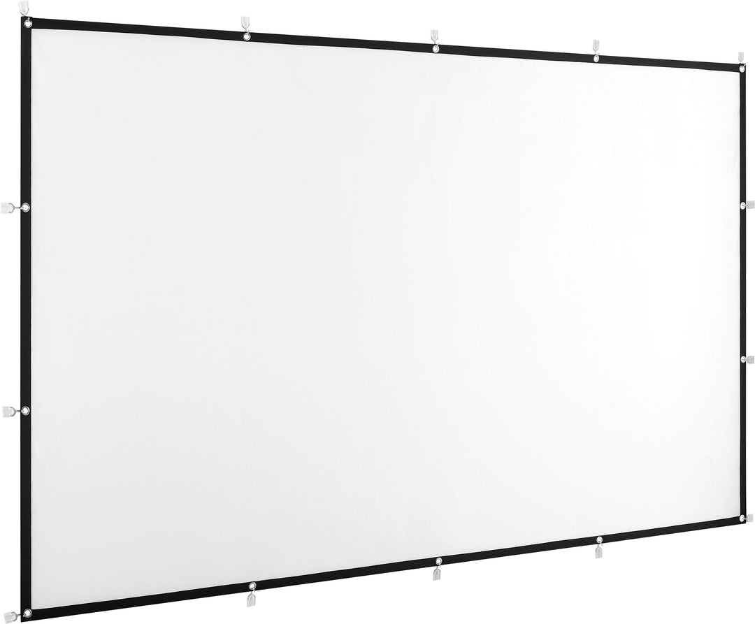 Insignia™ - 100" Home Theater Portable Folding Projector Screen - White_1