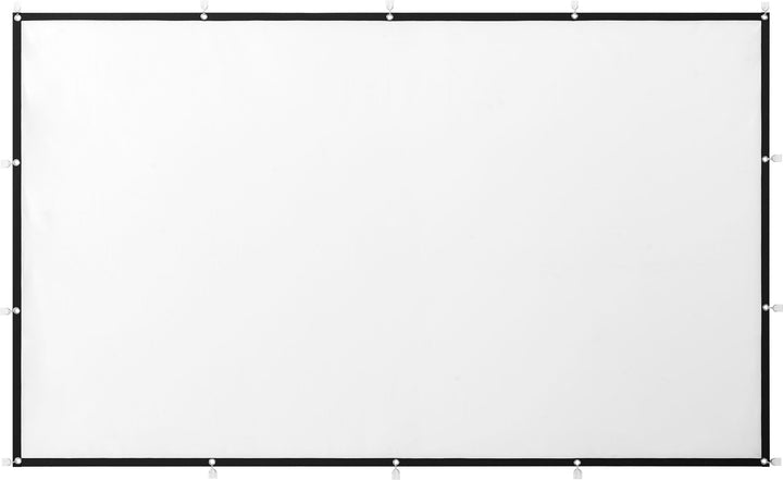 Insignia™ - 100" Home Theater Portable Folding Projector Screen - White_0