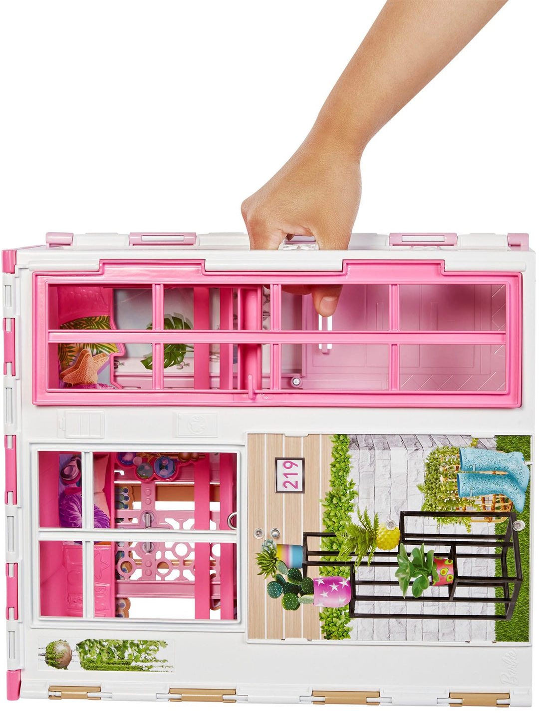 Barbie - Dollhouse with Doll and  Puppy_7