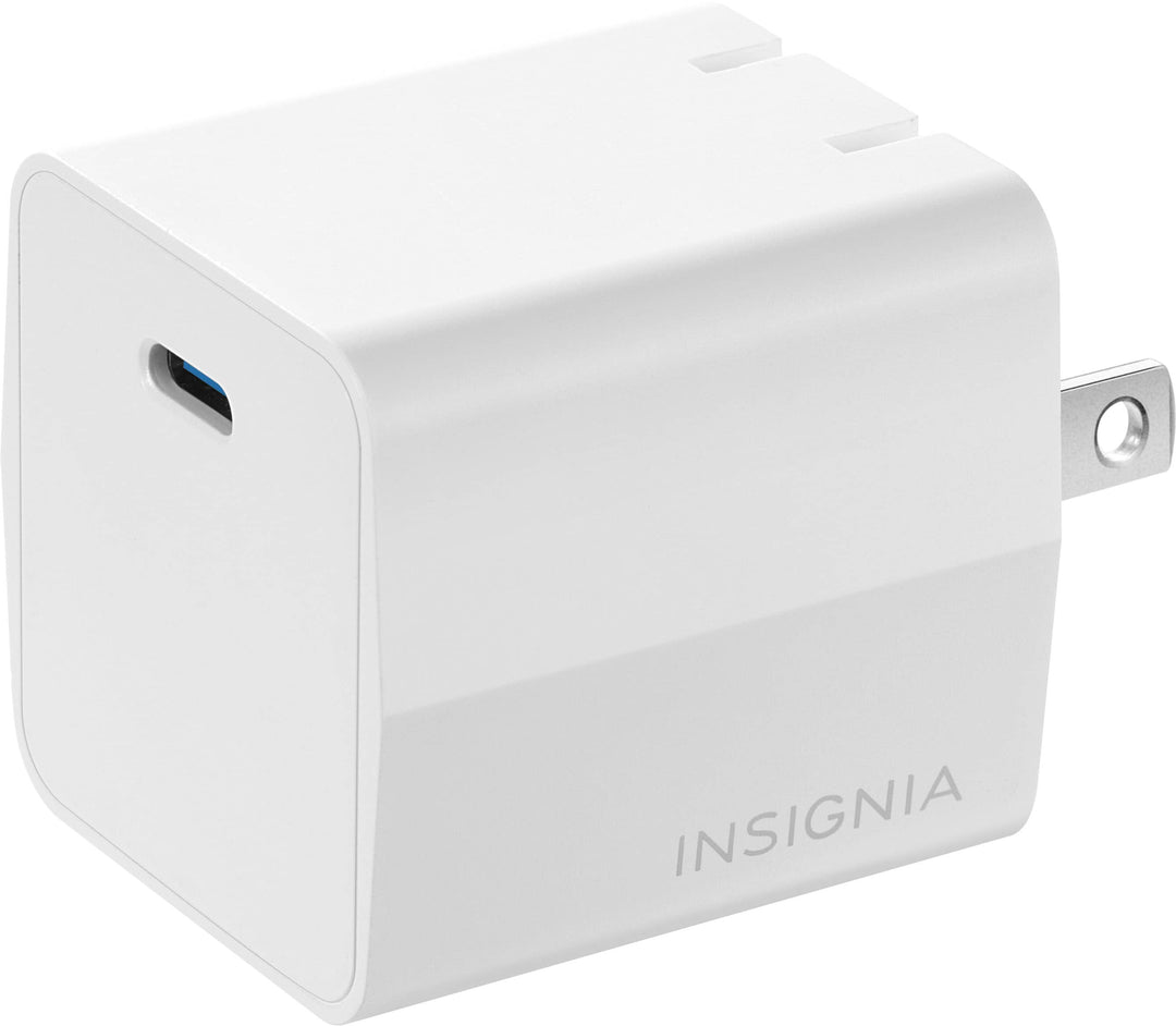 Insignia™ - 45W USB-C Compact Wall Charger for Chromebook and Other USB-Devices - White_8