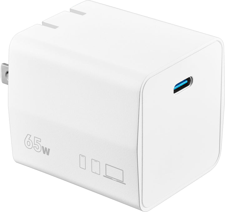 Insignia™ - 65W USB-C Compact Wall Charger for MacBook Pro, MacBook Air, and most USB-C Laptops - White_3