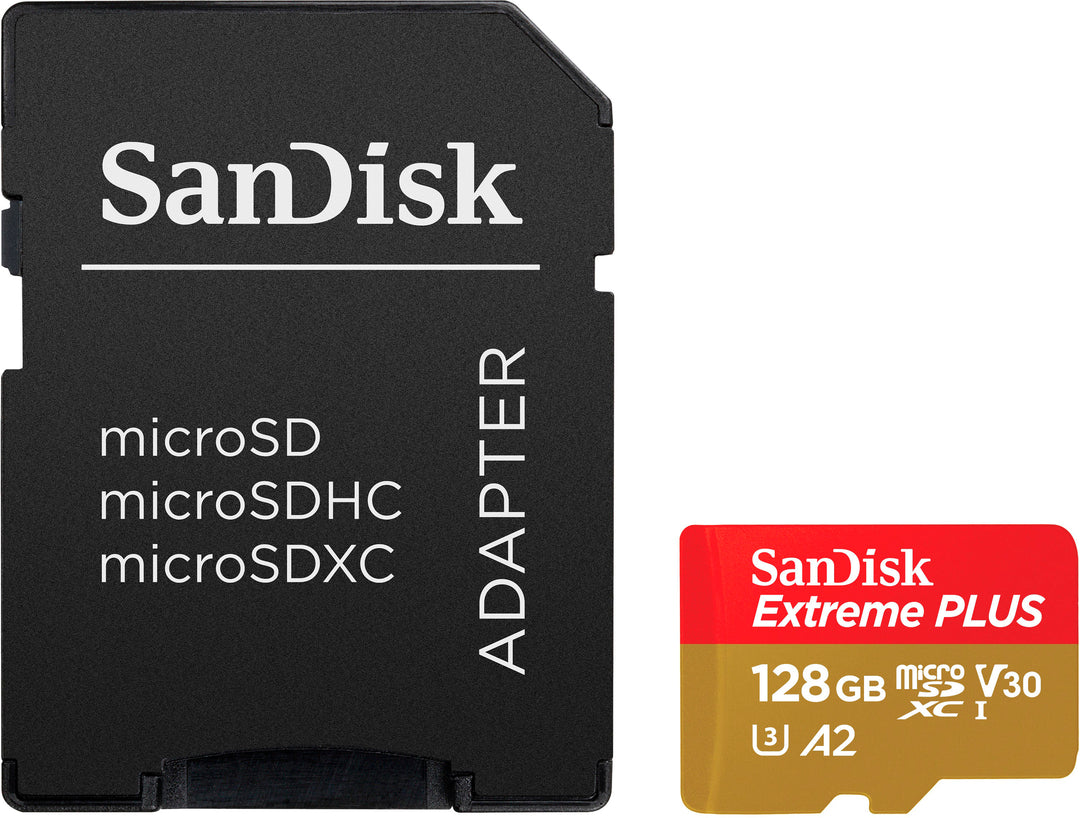 SanDisk - Extreme PLUS 128GB MicroSDXC UHS-I Memory Card_3