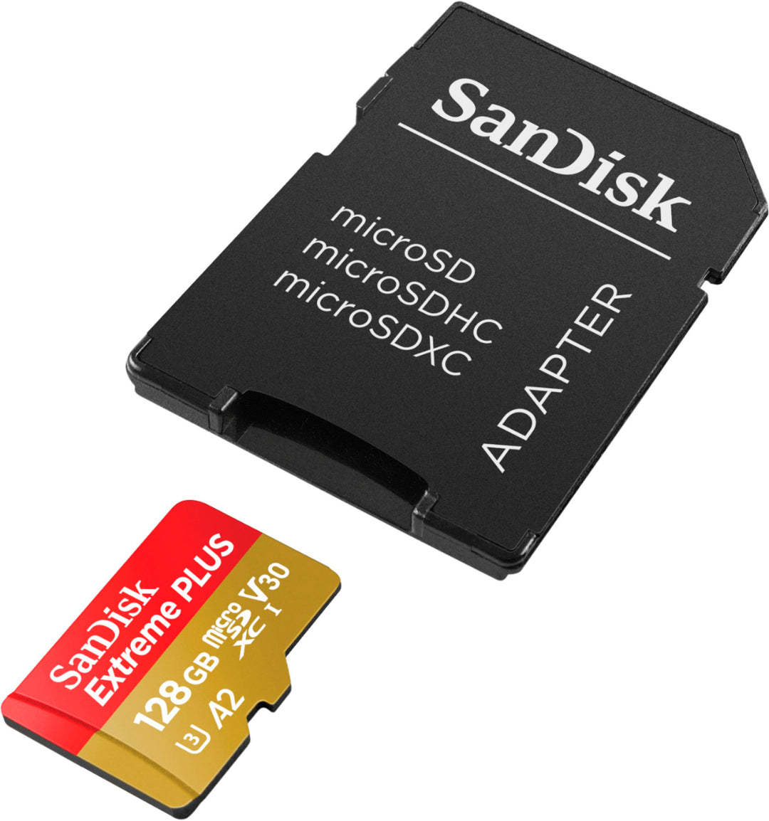 SanDisk - Extreme PLUS 128GB MicroSDXC UHS-I Memory Card_2
