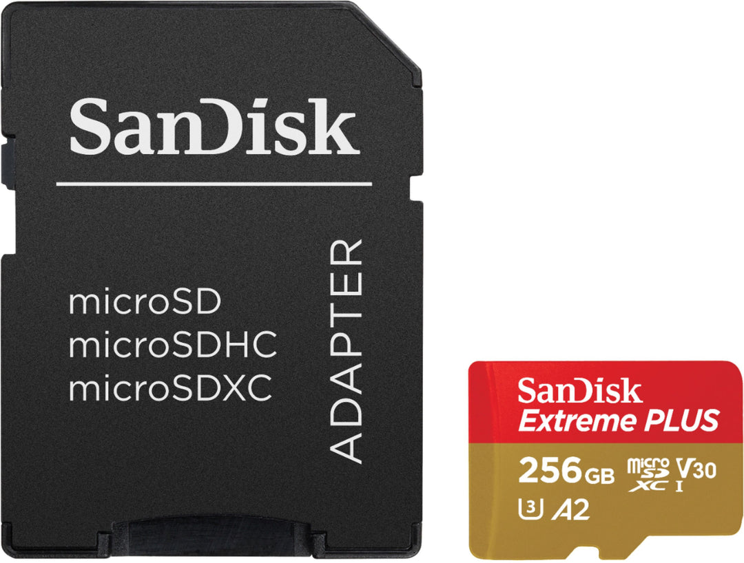 SanDisk - Extreme PLUS 256GB microSDXC UHS-I Memory Card_3