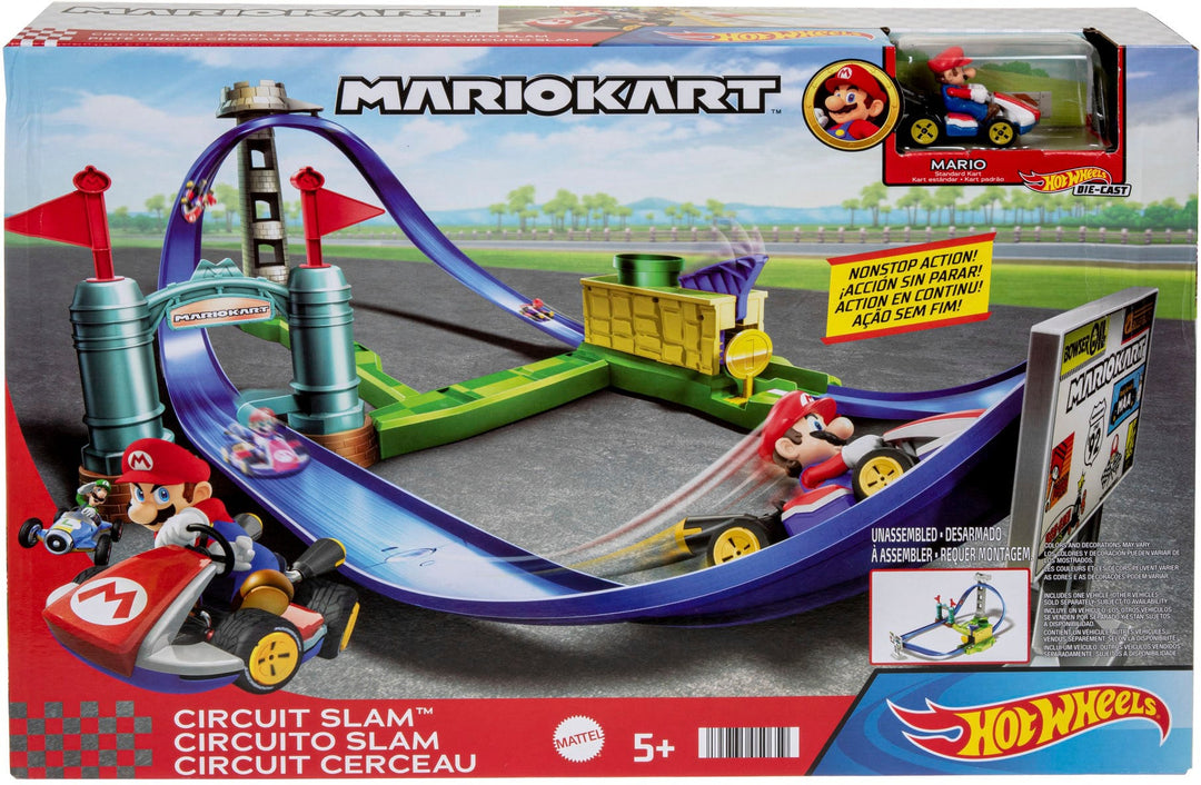 Hot Wheels - MarioKart Circuit Slam Track Set_0