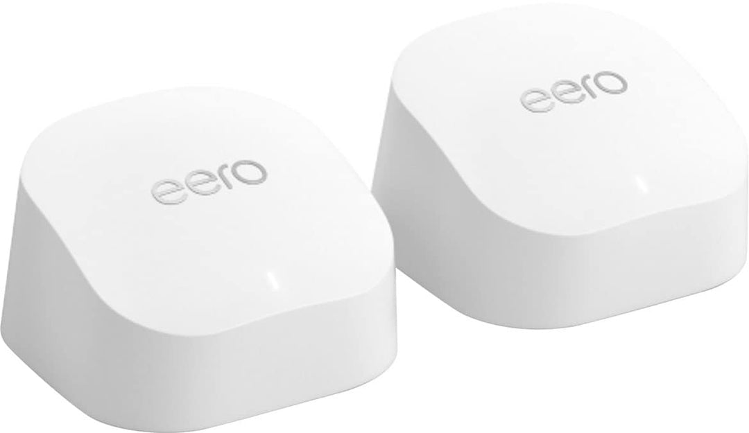 eero - 6+ AX3000 Dual-Band Mesh Wi-Fi 6 System (2-pack) - White_0