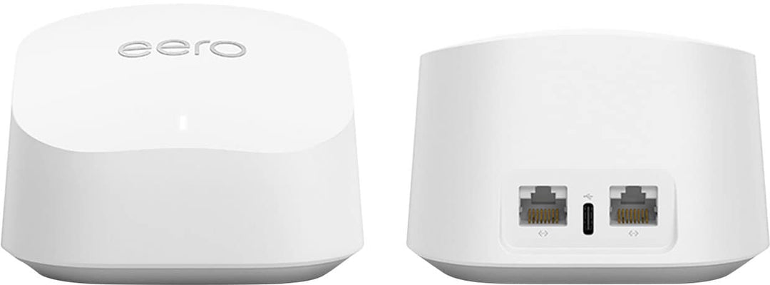 eero - 6+ AX3000 Dual-Band Mesh Wi-Fi 6 System (2-pack) - White_1