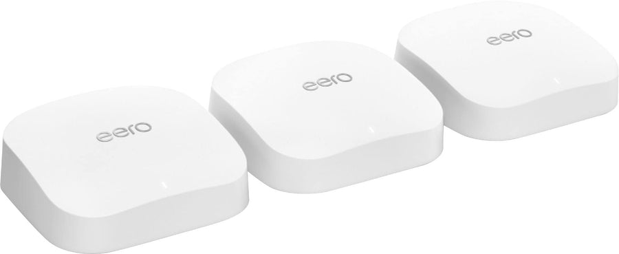 eero - Pro 6E AX5400 Tri-Band Mesh Wi-Fi 6E System (3-pack) - White_0