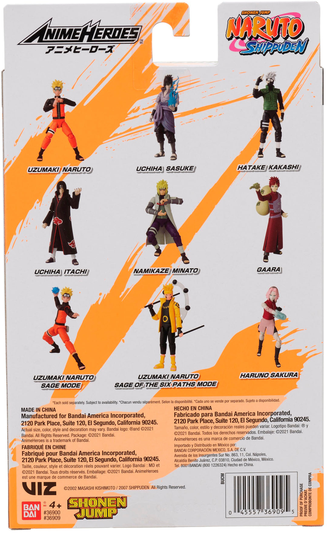 Bandai - Anime Heroes Naruto 6.5" Action Figure - Sakura_3