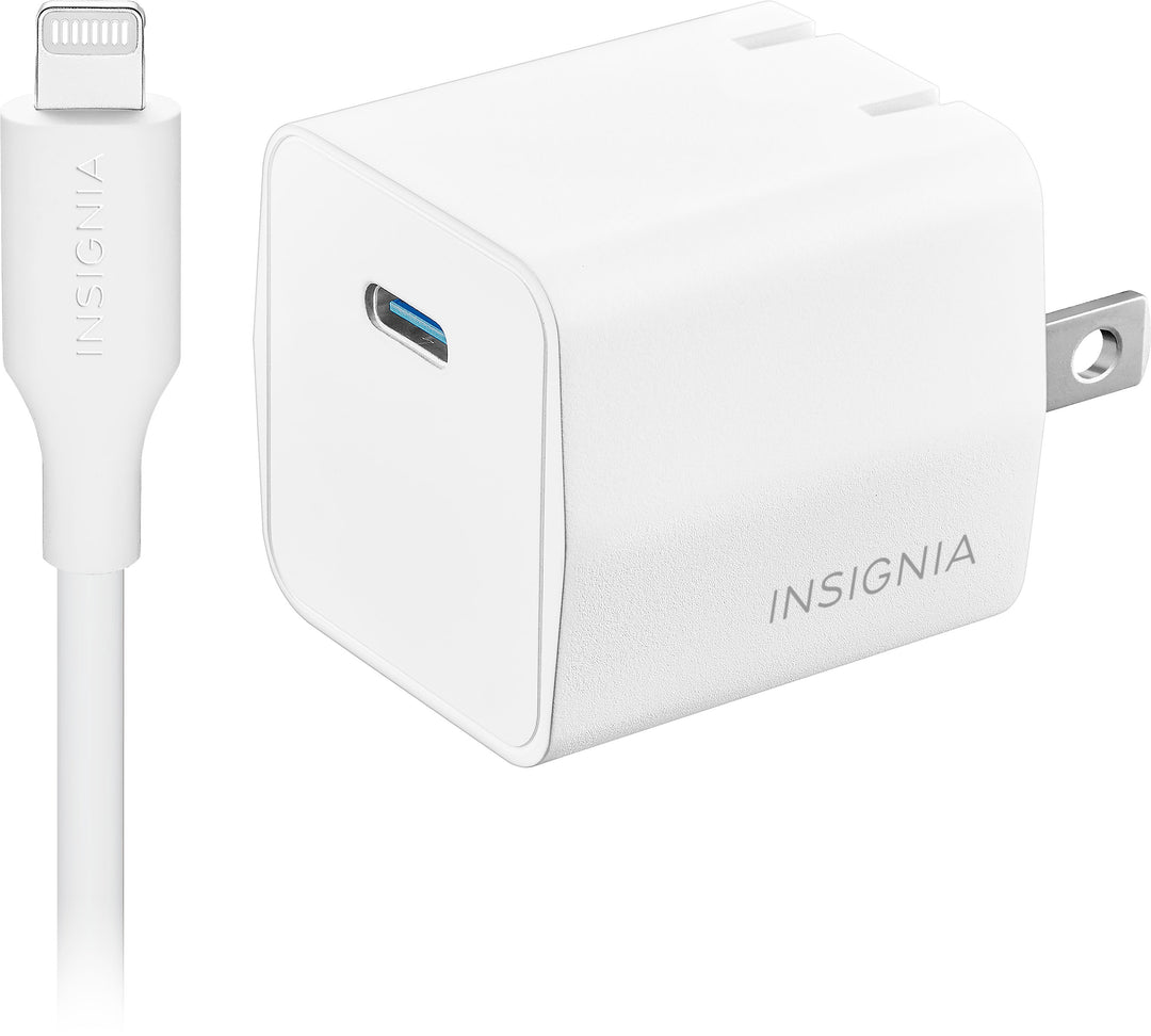 Insignia™ - 30W USB-C Super-Fast Charge Kit for iPhone 14 Pro Max, iPhone 14 Plus, iPhone 13 Pro Max - White - White_3