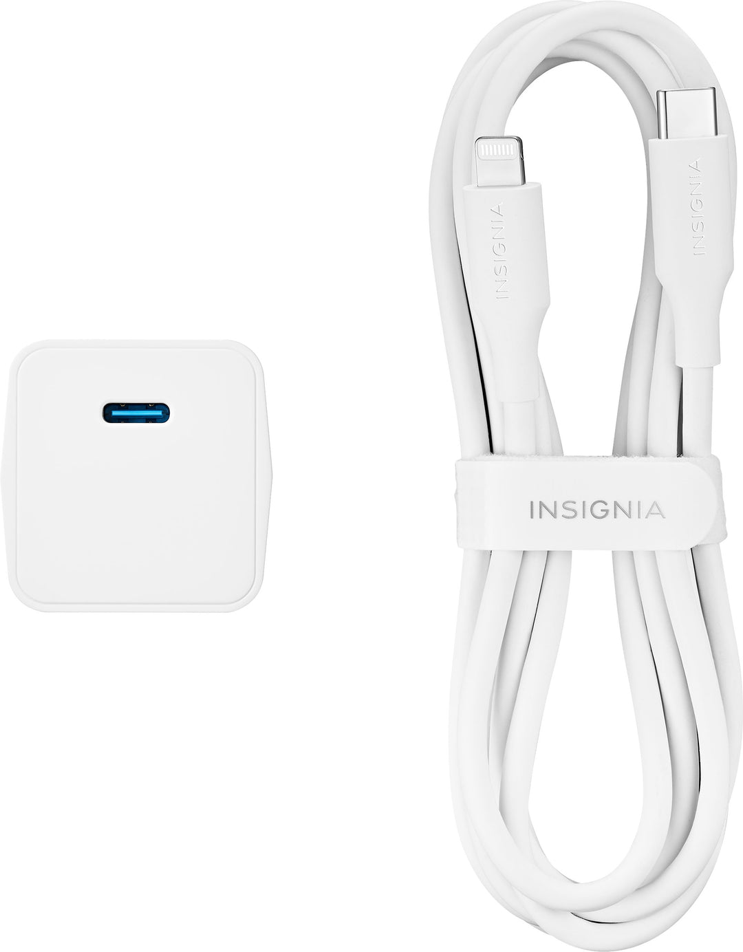 Insignia™ - 30W USB-C Super-Fast Charge Kit for iPhone 14 Pro Max, iPhone 14 Plus, iPhone 13 Pro Max - White - White_11