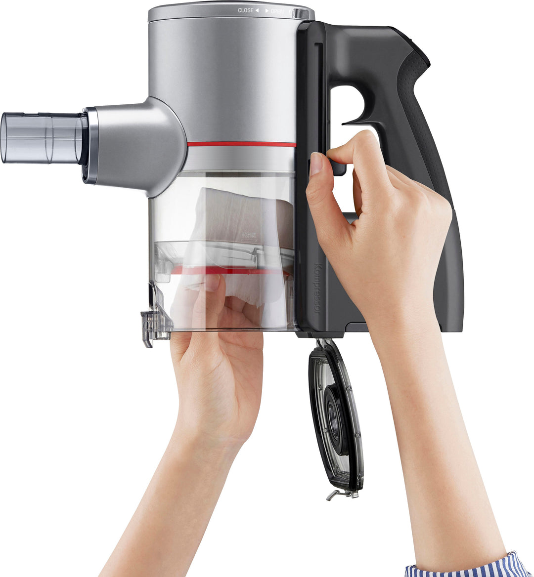 LG - CordZero Cordless Stick Vacuum with Kompressor technology - Matte Silver_5