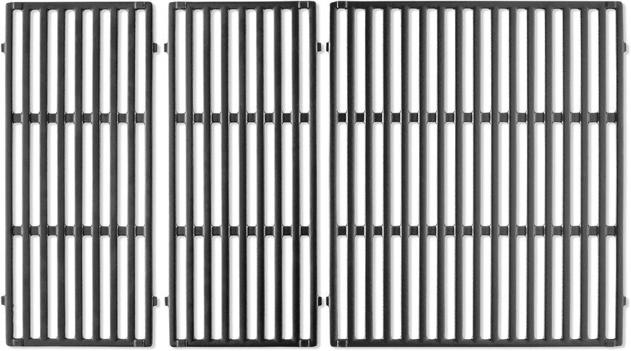 Weber - Crafted Porcelain-Enameled Cast Iron Cooking Grates for Genesis 400 Series Grills - Black_0
