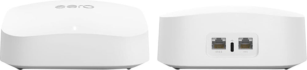 eero - Pro 6E AX5400 Tri-Band Mesh Wi-Fi 6E System (2-pack) - White_1