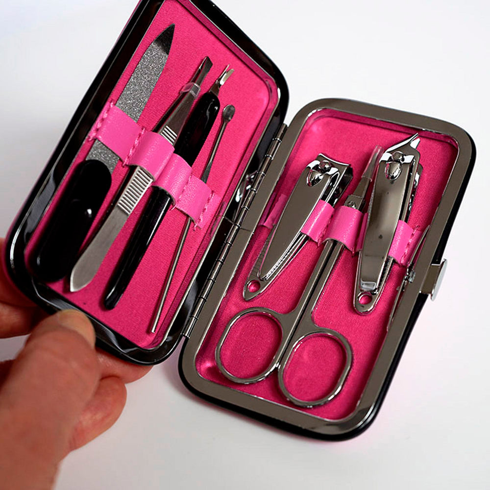 Beurer - 18-piece Manicure/Pedicure Device and Nail Set - Pink/White_1