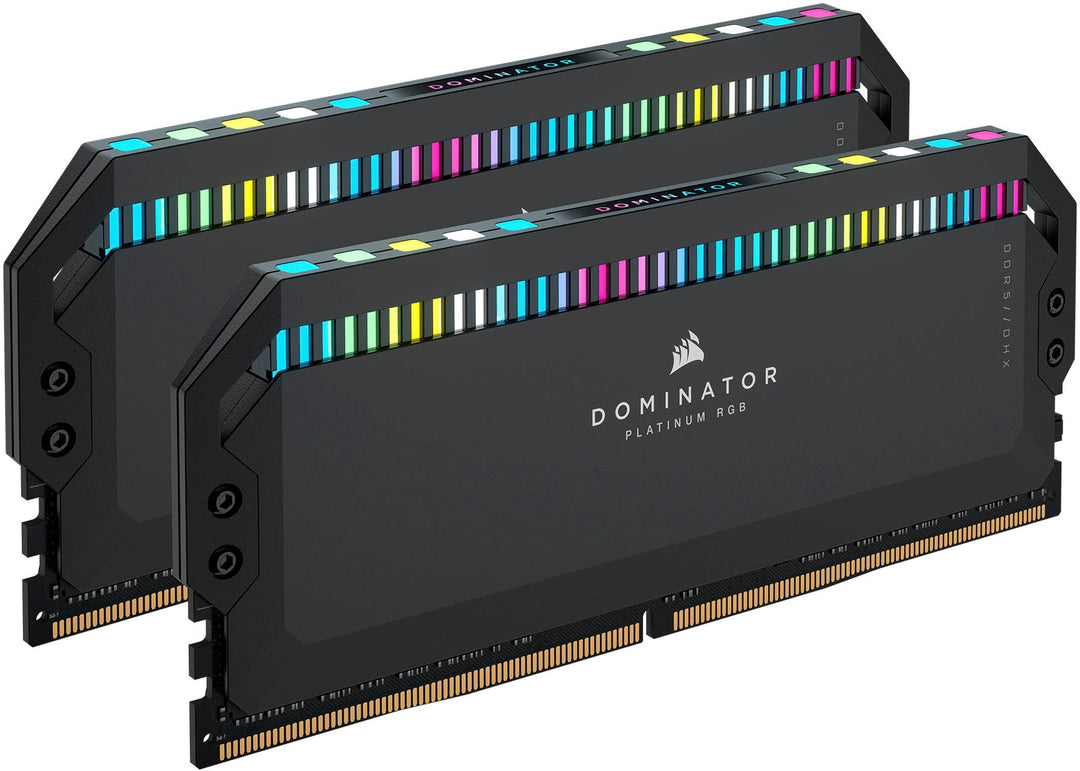 CORSAIR - DOMINATOR PLATINUM CMT32GX5M2X6200C36 RGB 32GB (2PK X 16GB) 6200MHz DDR5 C36 DESKTOP - Black_1