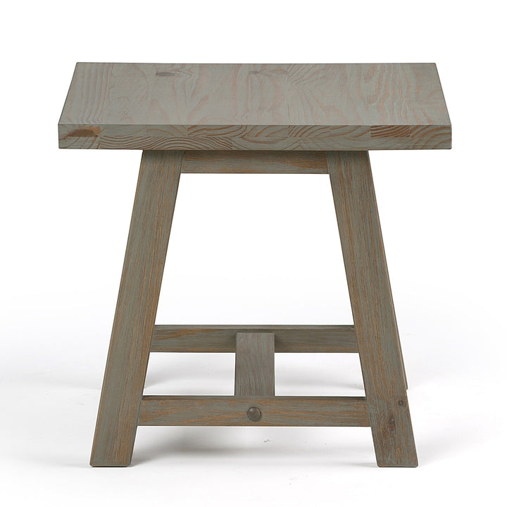 Simpli Home - Sawhorse End Table - Distressed Grey_5