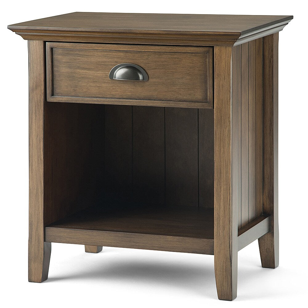 Simpli Home - Acadian Bedside Table - Rustic Natural Aged Brown_1
