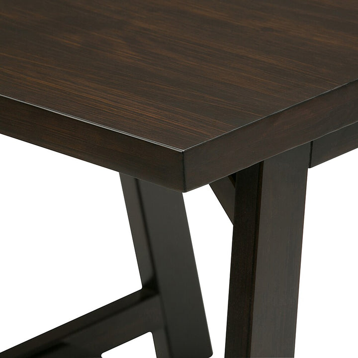 Simpli Home - Sawhorse End Table - Dark Chestnut Brown_6