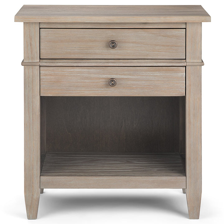 Simpli Home - Carlton Bedside Table - Distressed Grey_2