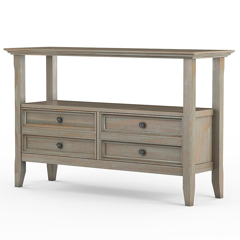 Simpli Home - Amherst Console Sofa Table - Distressed Grey_1
