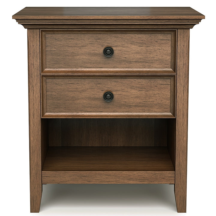 Simpli Home - Amherst Bedside Table - Rustic Natural Aged Brown_2