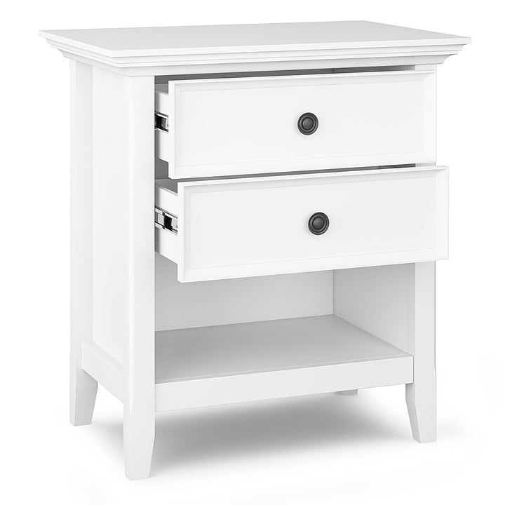 Simpli Home - Amherst Bedside Table - White_6