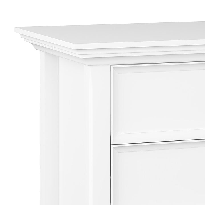 Simpli Home - Amherst Bedside Table - White_4