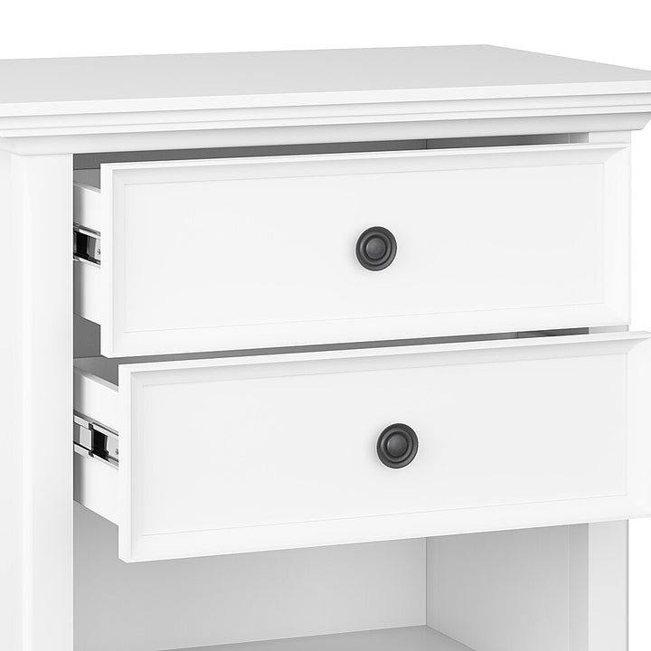 Simpli Home - Amherst Bedside Table - White_5