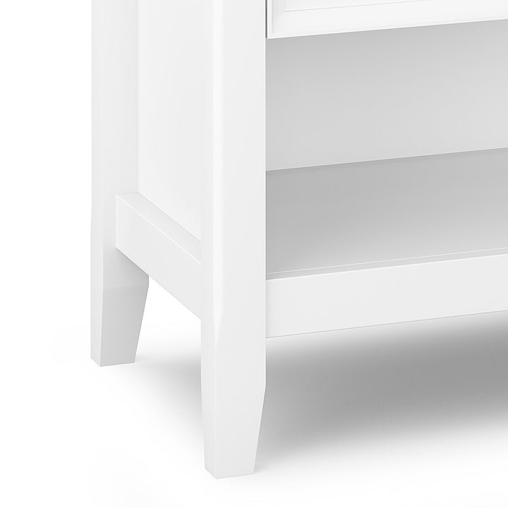 Simpli Home - Amherst Bedside Table - White_3