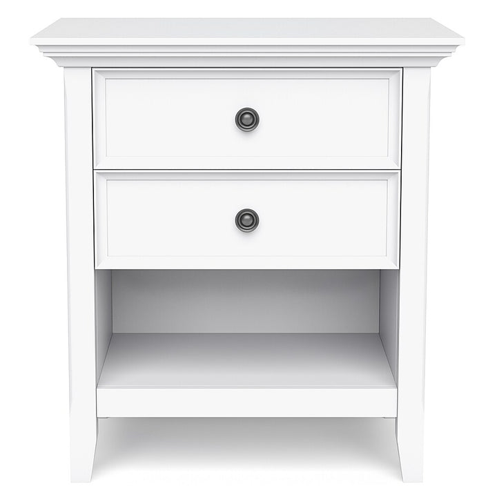 Simpli Home - Amherst Bedside Table - White_2