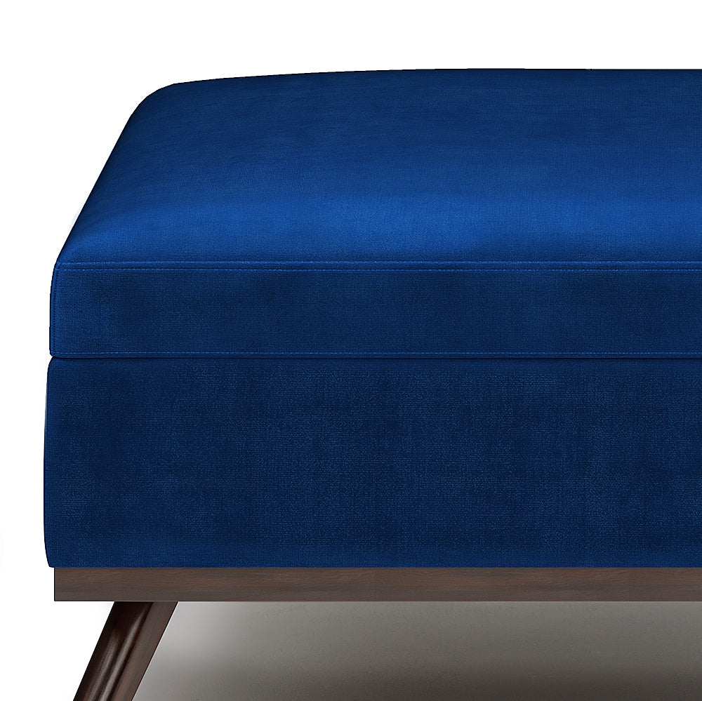 Simpli Home - Owen Square Coffee Table Storage Ottoman - Blue_6