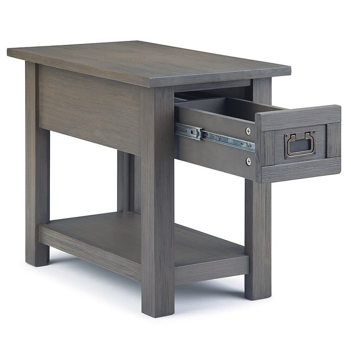 Simpli Home - Monroe Narrow Side Table - Farmhouse Grey_7