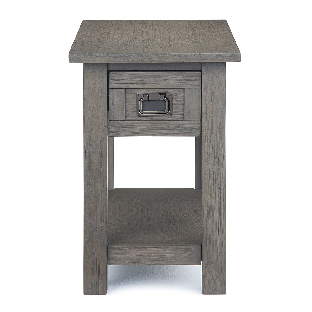 Simpli Home - Monroe Narrow Side Table - Farmhouse Grey_2