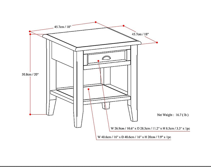 Simpli Home - Burlington End Table - Mahogany Brown_5