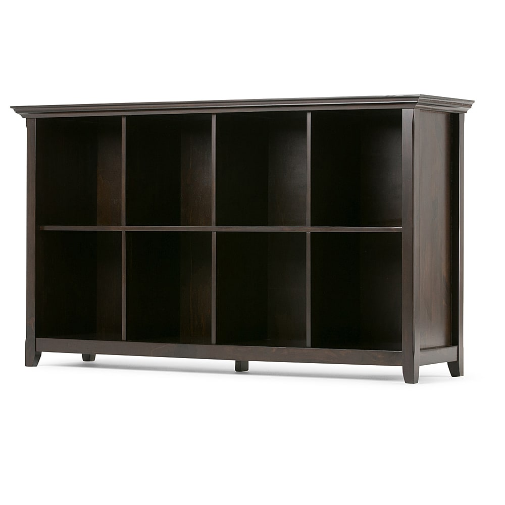 Simpli Home - Amherst 8 Cube Storage Sofa Table - Hickory Brown_1