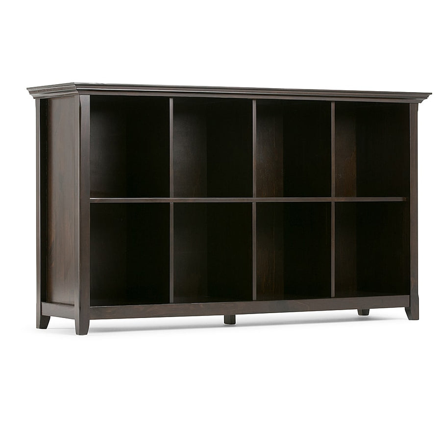 Simpli Home - Amherst 8 Cube Storage Sofa Table - Hickory Brown_0