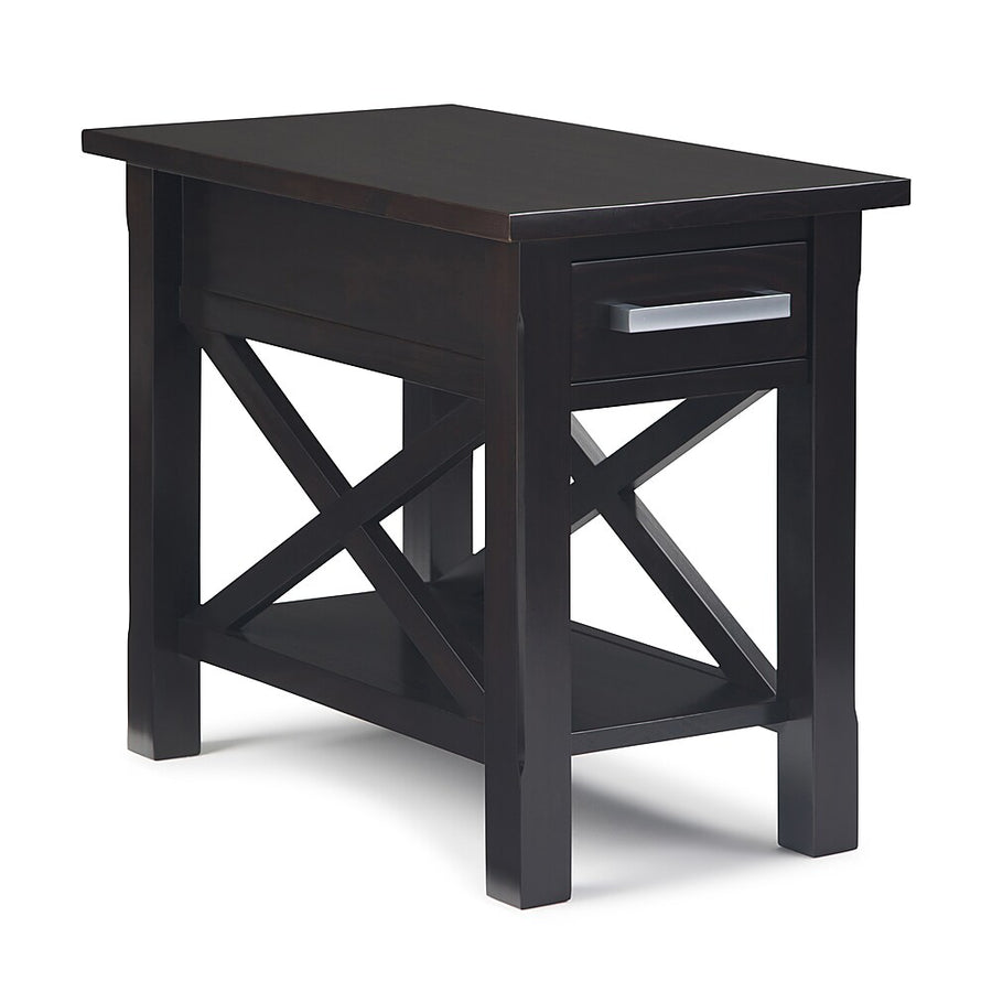 Simpli Home - Kitchener Narrow Side Table - Hickory Brown_0