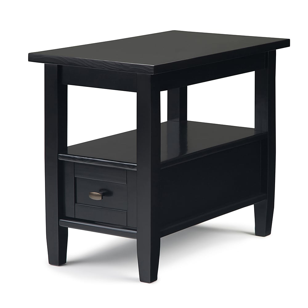 Simpli Home - Warm Shaker Narrow Side Table - Black_1