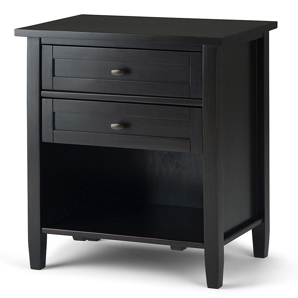 Simpli Home - Warm Shaker Bedside Table - Hickory Brown_1