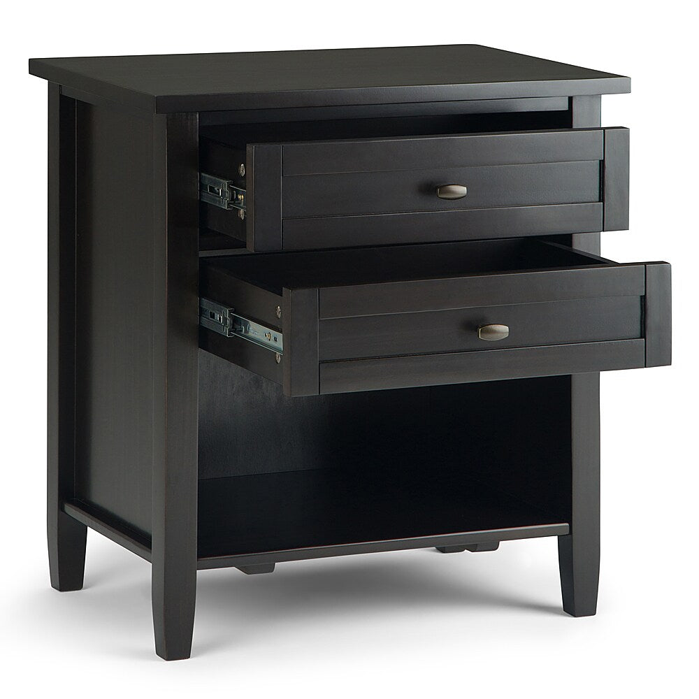 Simpli Home - Warm Shaker Bedside Table - Hickory Brown_9