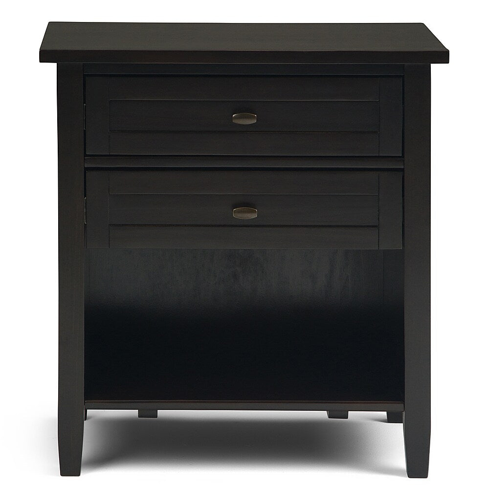 Simpli Home - Warm Shaker Bedside Table - Hickory Brown_2