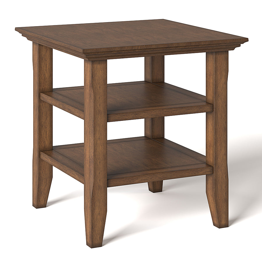 Simpli Home - Acadian End Table - Rustic Natural Aged Brown_0