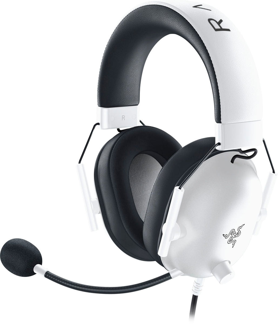Razer - BlackShark V2 X Wired 7.1 Surround Sound Gaming Headset for PC, PS5, PS4, Switch, Xbox X|S, and Xbox One - White_0