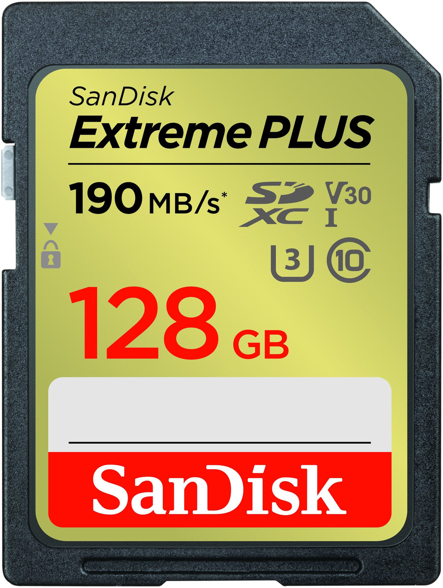SanDisk - Extreme PLUS 128GB SDXC UHS-I Memory Card_0