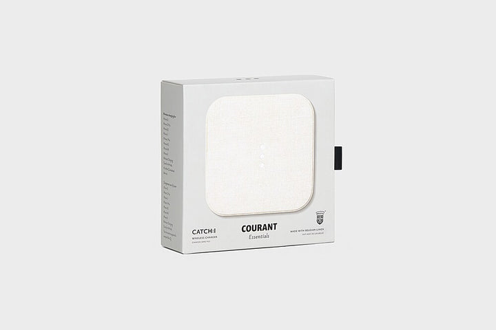 Courant - Essentials CATCH:1 10W Qi-Certified Wireless Charger for iPhone and Android - Natural_1