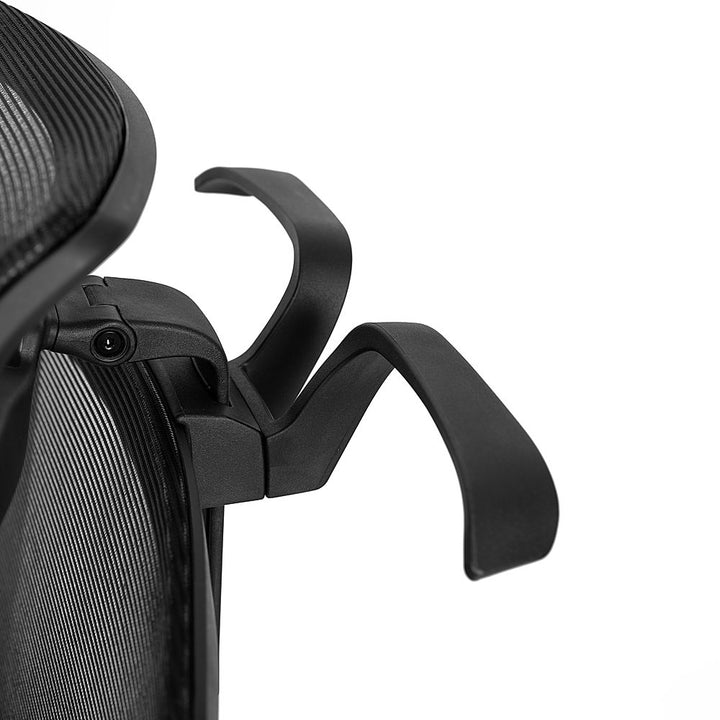 Flash Furniture - Ergonomic Mesh Office Chair-Synchro-Tilt, Pivot Headrest, Adjustable Arms - Black_8