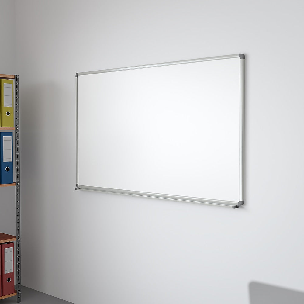 Flash Furniture - 5' W x 3' H Magnetic Marker Board - White_2